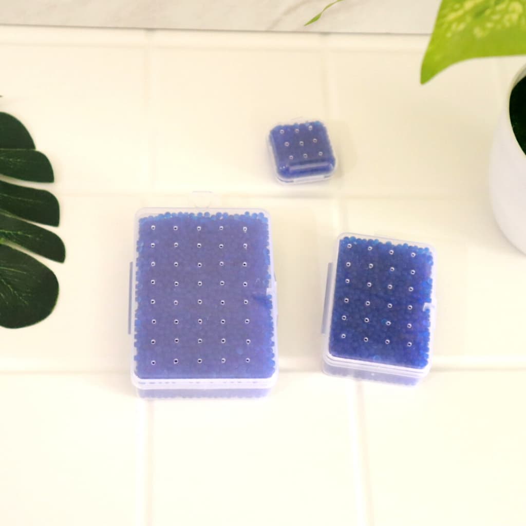 Fotology Silica gel biru kotak plastik untuk dry box kamera serap lembab anti jamur 60 gram