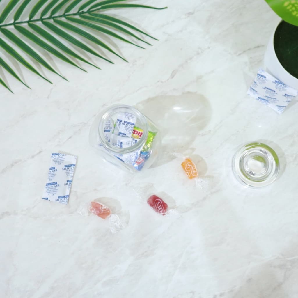 Fotology Silica gel natural food grade serap lembab sachet alami 1 gram