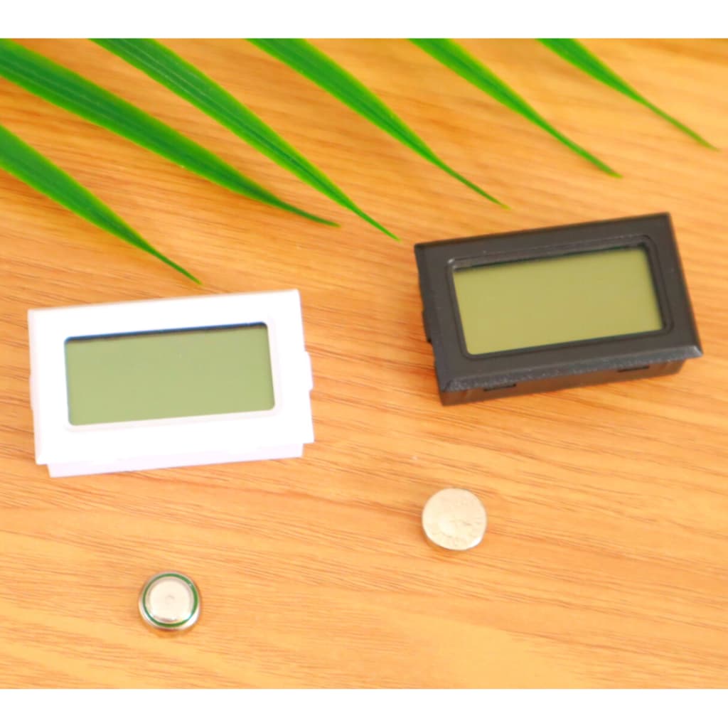 Fotology Thermohygrometer digital thermometer ukur suhu lembab udara ruangan ukur humidity