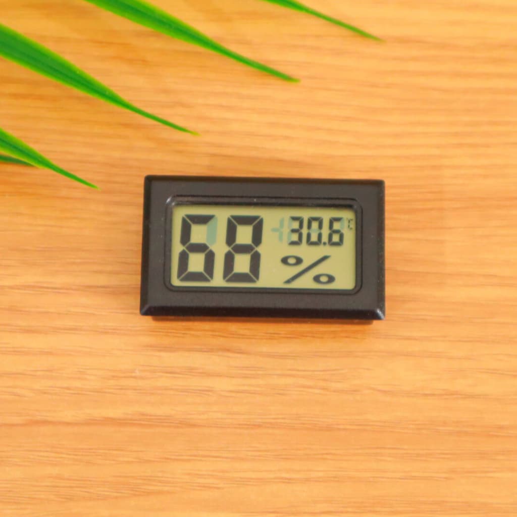 Fotology Thermohygrometer digital thermometer ukur suhu lembab udara ruangan ukur humidity
