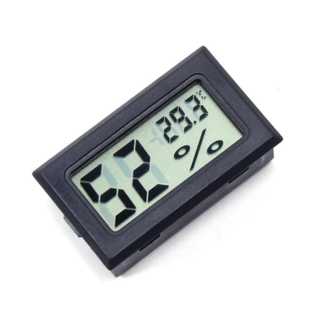 Fotology Thermohygrometer digital thermometer ukur suhu lembab udara ruangan ukur humidity