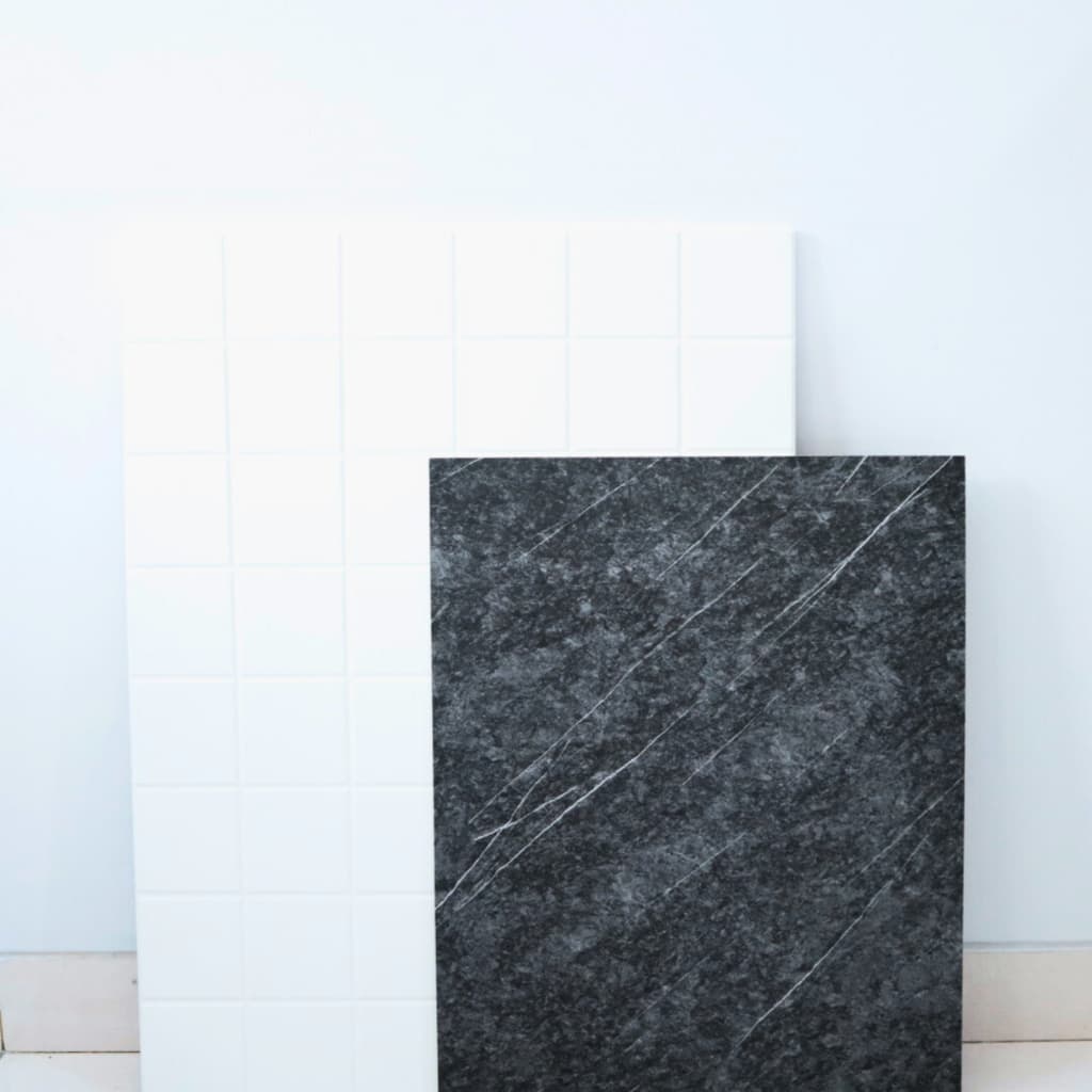 Fotology backdrop foto board alas foto motif gelap marble ukuran A2 background foto produk