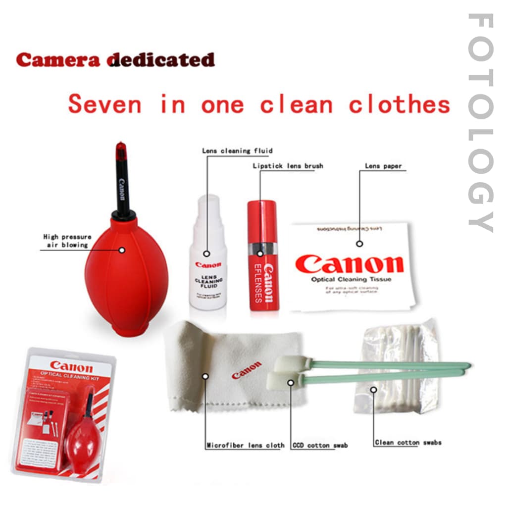 Fotology Cleaning Kit Kamera Canon Kit Pembersih kamera dan Lensa 7 in 1