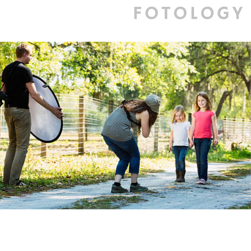 Fotology Reflektor cahaya Taff studio 5 in 1 light reflector diffuser 60 cm