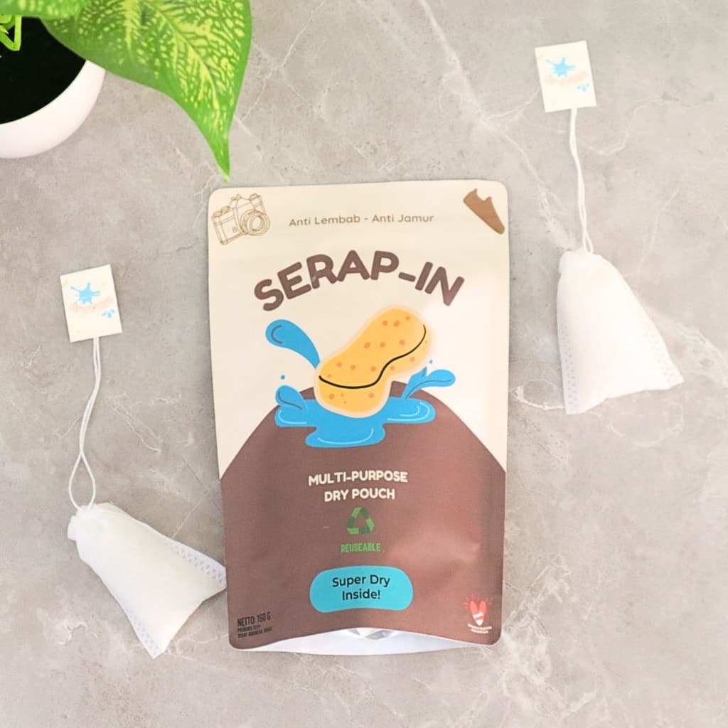 Fotology Serapin silica gel serap lembab anti jamur kemasan pouch 160 gram
