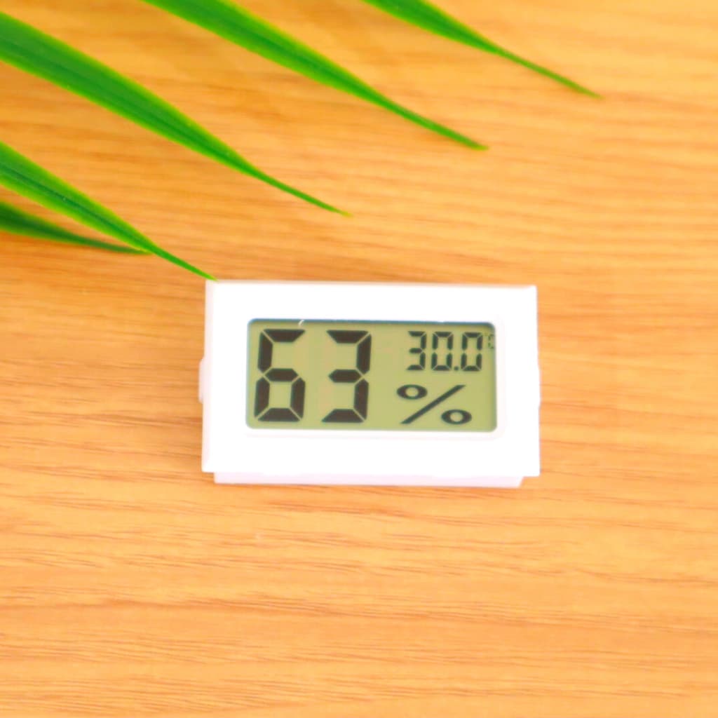Fotology Thermohygrometer digital thermometer ukur suhu lembab udara ruangan ukur humidity