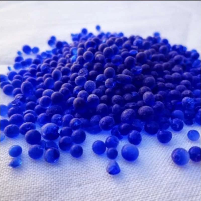 Silica gel biru curah 1 kg kemasan plastik kualitas premium