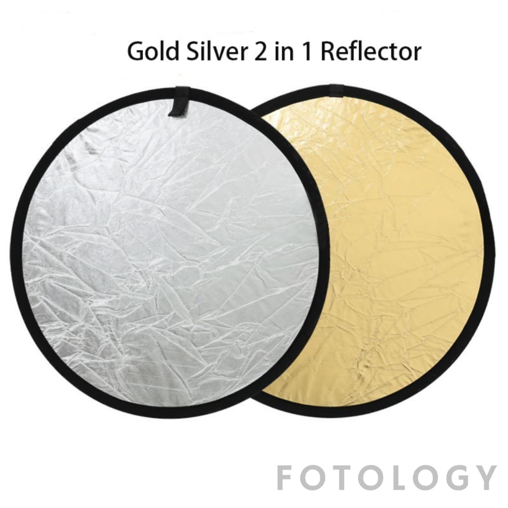 Fotology Reflektor cahaya Taff studio 5 in 1 light reflector diffuser 60 cm