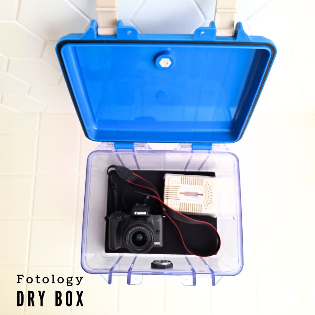 Fotology Dry Box Kamera Besar Lengkap Kedap Anti jamur Kit Silica Gel
