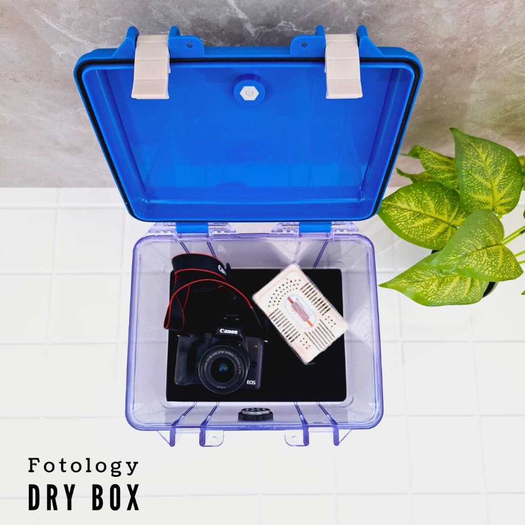 Fotology Dry Box Kamera Besar Lengkap Kedap Anti jamur Kit Silica Gel