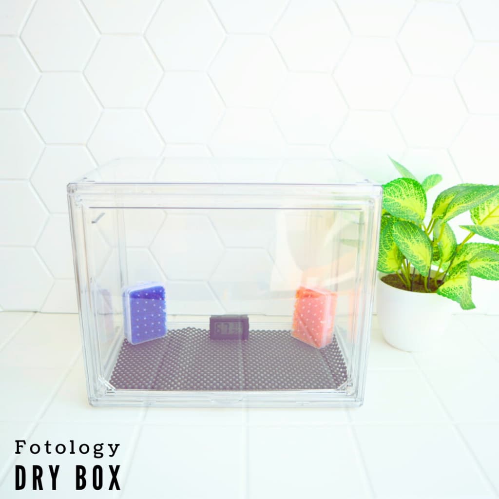 Semi Dry Box Penyimpanan Kamera Kit Silica Gel Tempat Casing Kamera Akrilik
