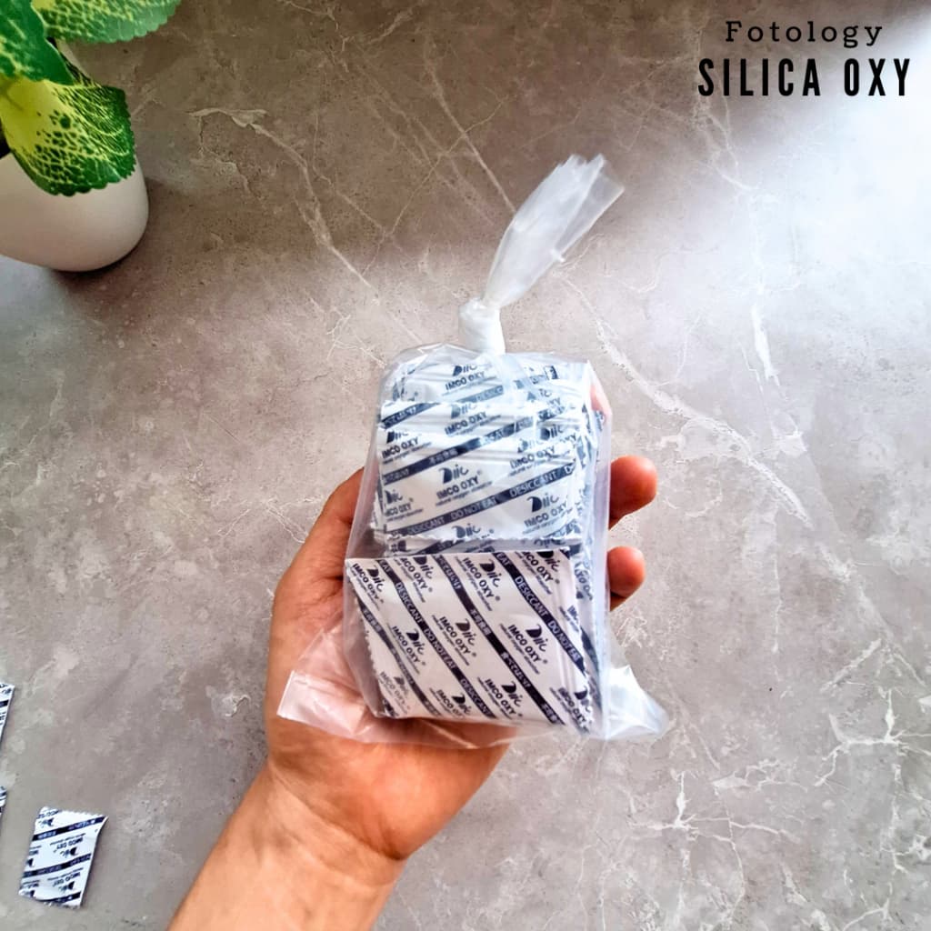 Silica Gel Oxyfree Foodgrade Serap Lembab untuk Makanan Premium 100 gram