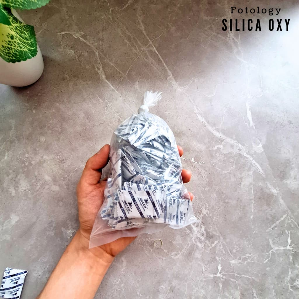 Silica Gel Oxyfree Foodgrade Serap Lembab untuk Makanan Premium 100 gram