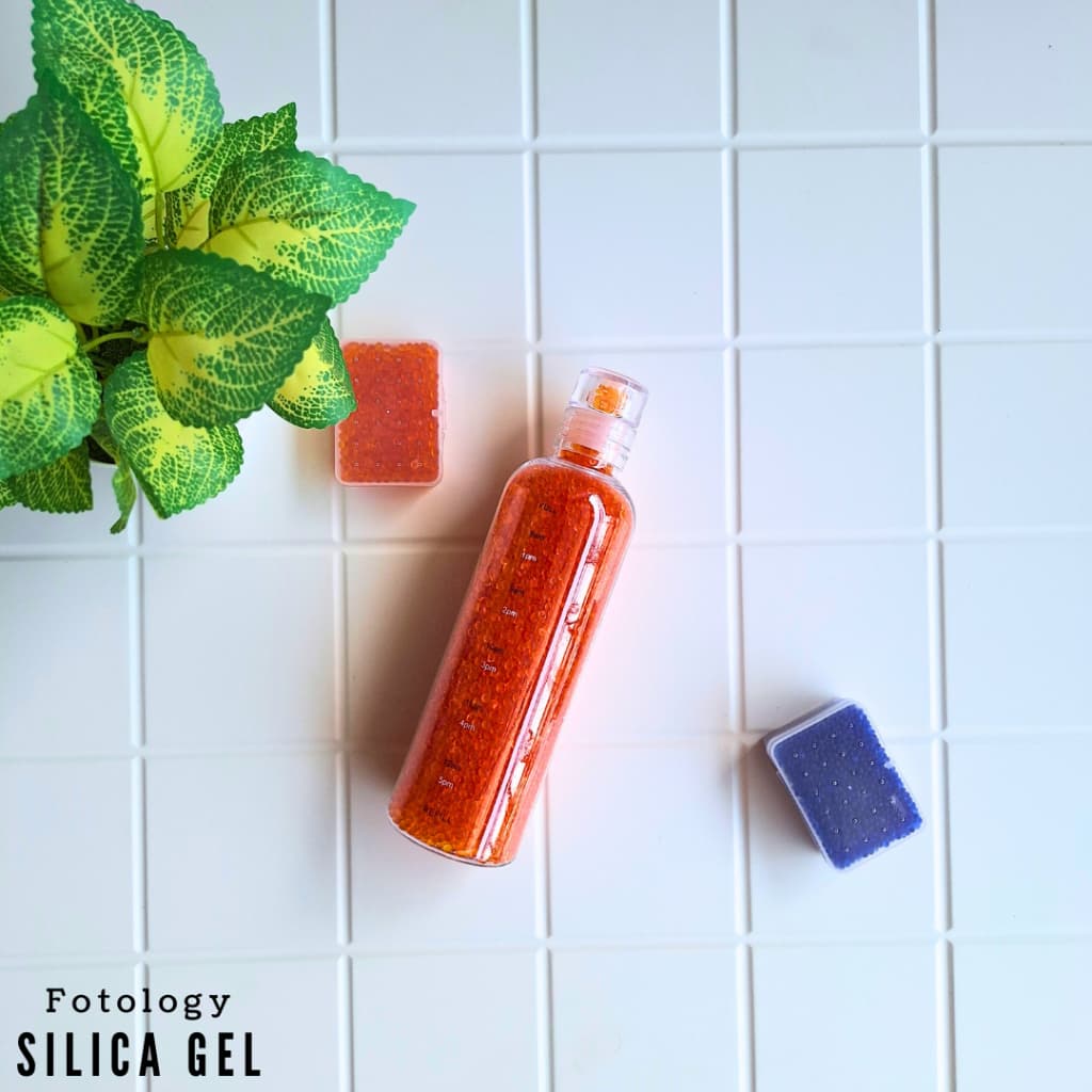 Silica Gel Orange Penyerap Lembab Silica Gel Biru Kemasan Botol Premium Untuk Dry Box Kamera