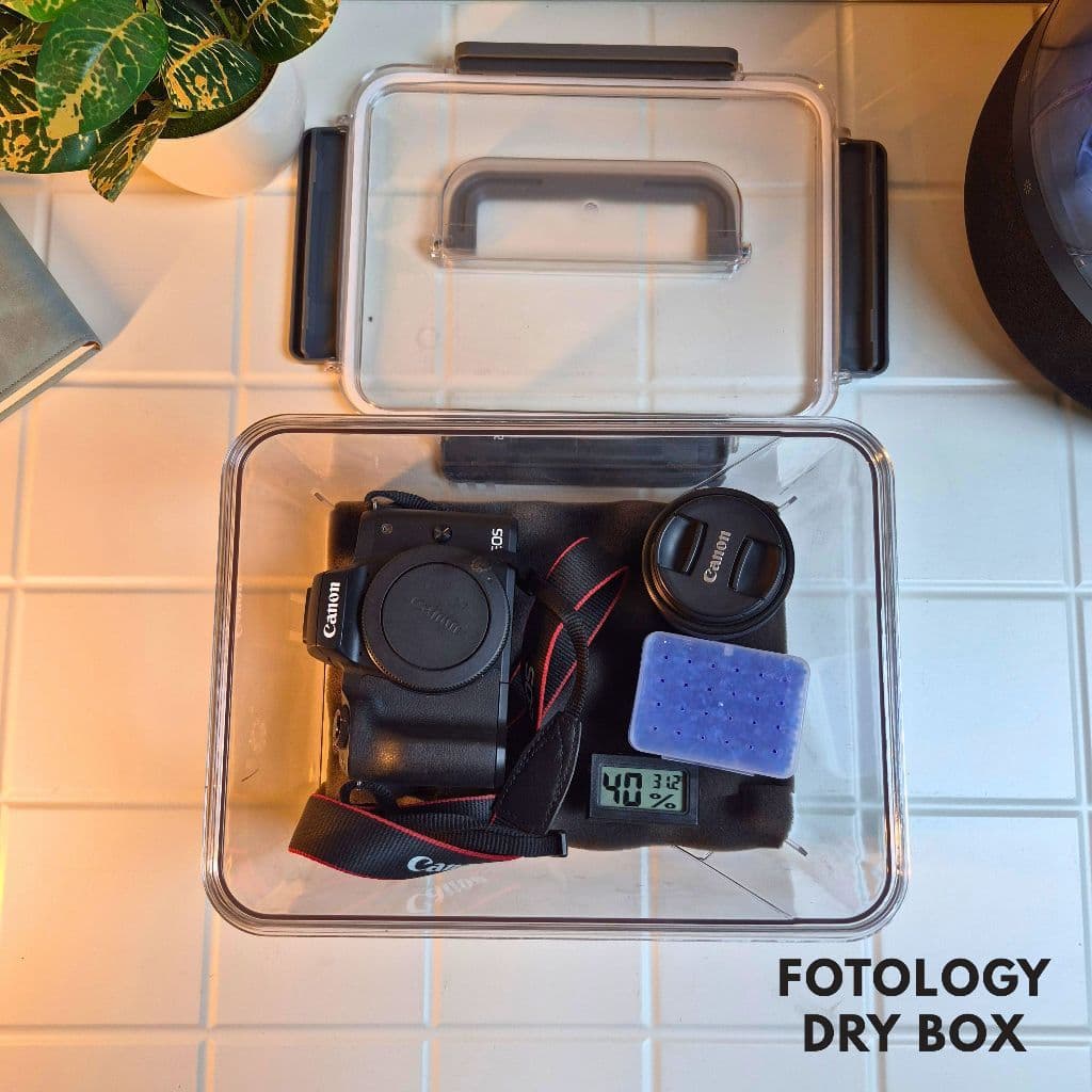 Dry Box Kamera Anti Jamur Kit Silica Gel Anti Lembab Kedap Udara