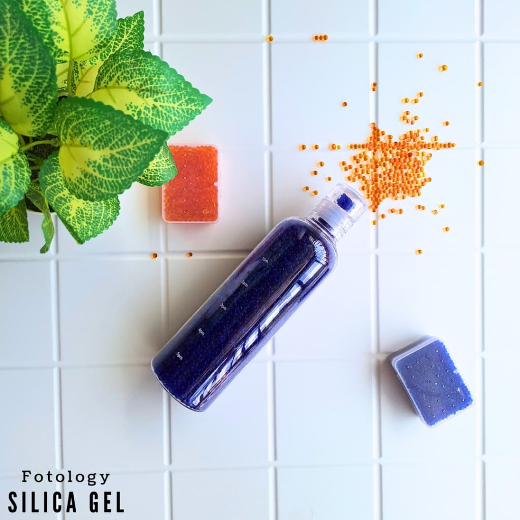 Silica Gel Orange Penyerap Lembab Silica Gel Biru Kemasan Botol Premium Untuk Dry Box Kamera