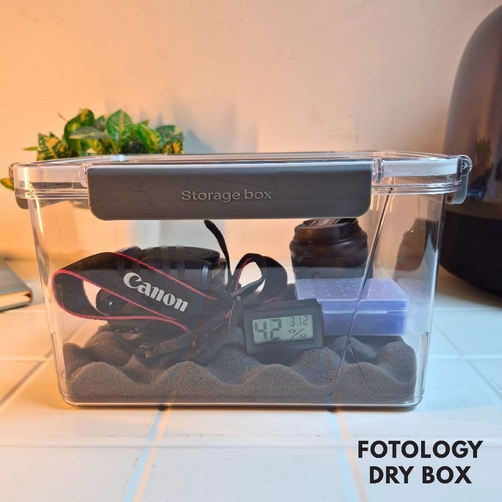 Dry Box Kamera Anti Jamur Kit Silica Gel Anti Lembab Kedap Udara
