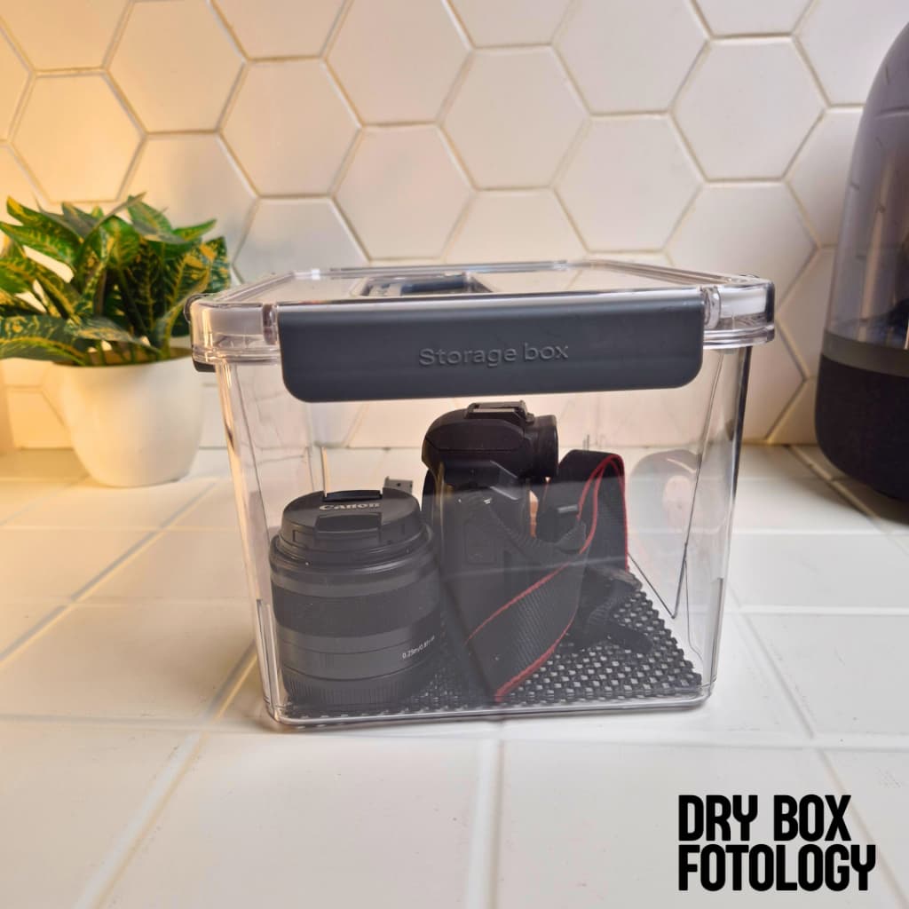 Dry Box Kamera Anti Jamur Kit Silica Gel Anti Lembab Kedap Udara