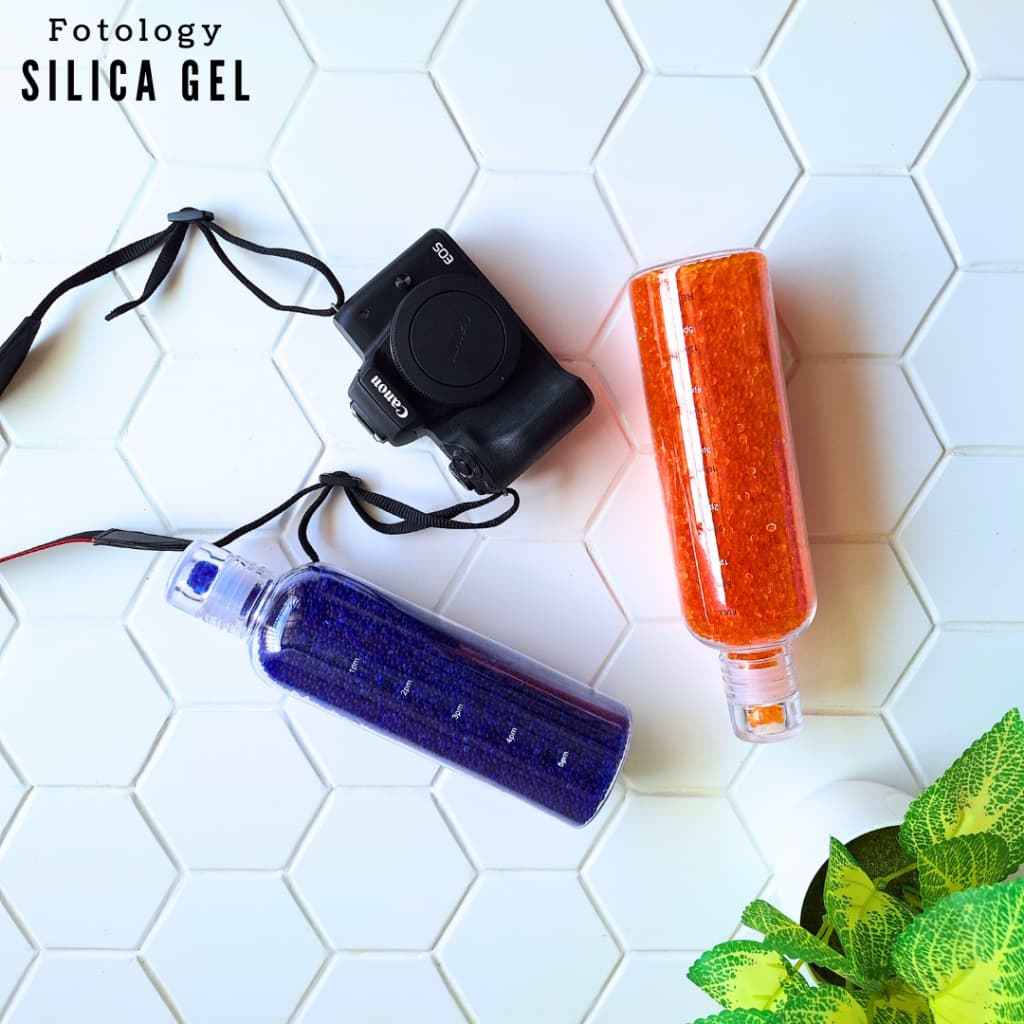 Silica Gel Orange Penyerap Lembab Silica Gel Biru Kemasan Botol Premium Untuk Dry Box Kamera