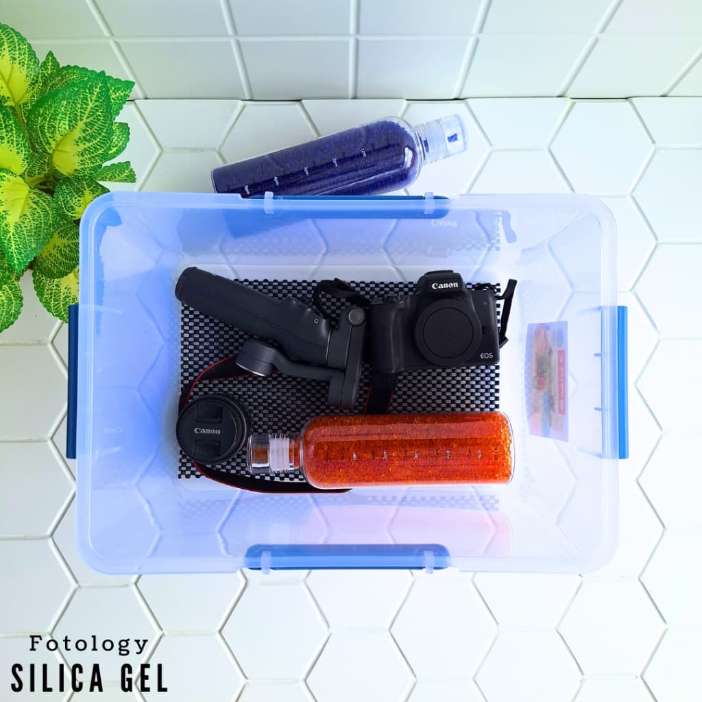 Silica Gel Orange Penyerap Lembab Silica Gel Biru Kemasan Botol Premium Untuk Dry Box Kamera