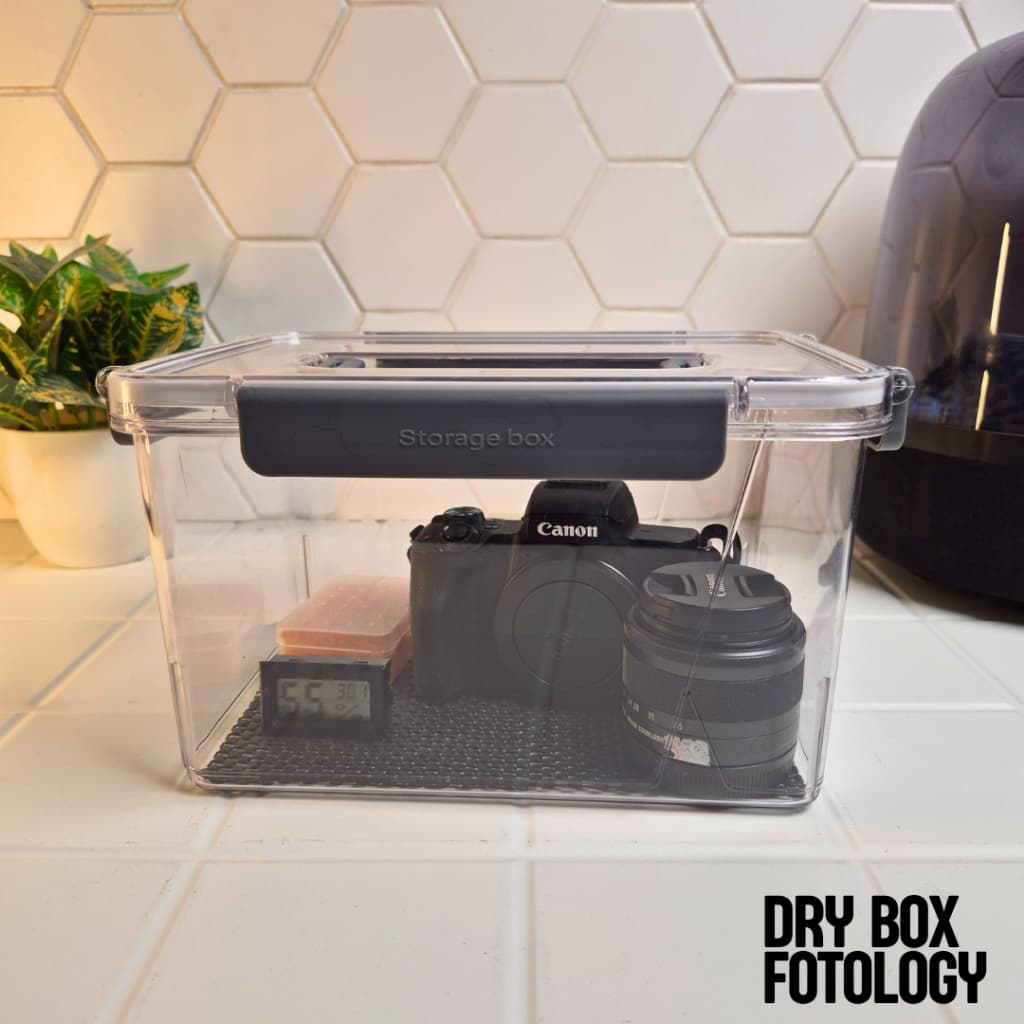 Dry Box Kamera Anti Jamur Kit Silica Gel Anti Lembab Kedap Udara