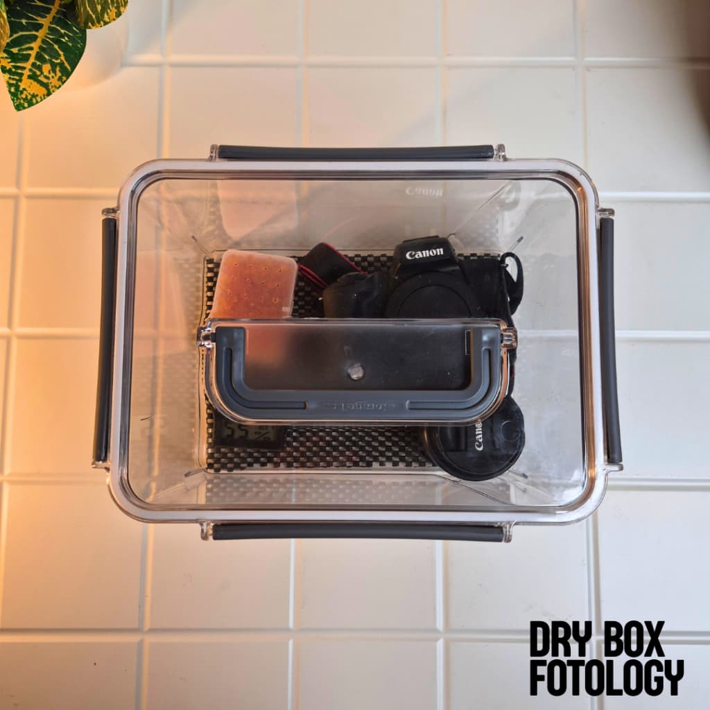 Dry Box Kamera Anti Jamur Kit Silica Gel Anti Lembab Kedap Udara