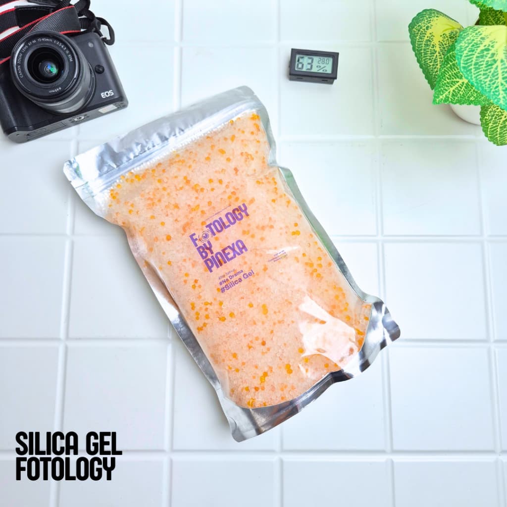 Silica Gel Orange Biru Putih Penyerap Lembab Anti Jamur Untuk Kamera Silica Gel Kemasan 1 kg