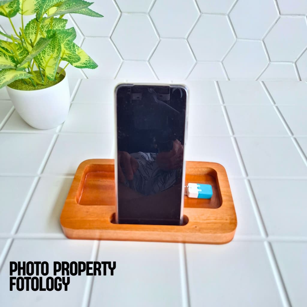 Wood Pedestal Photo Props Alas Foto Makanan Dekorasi Asesoris Foto Produk Kayu