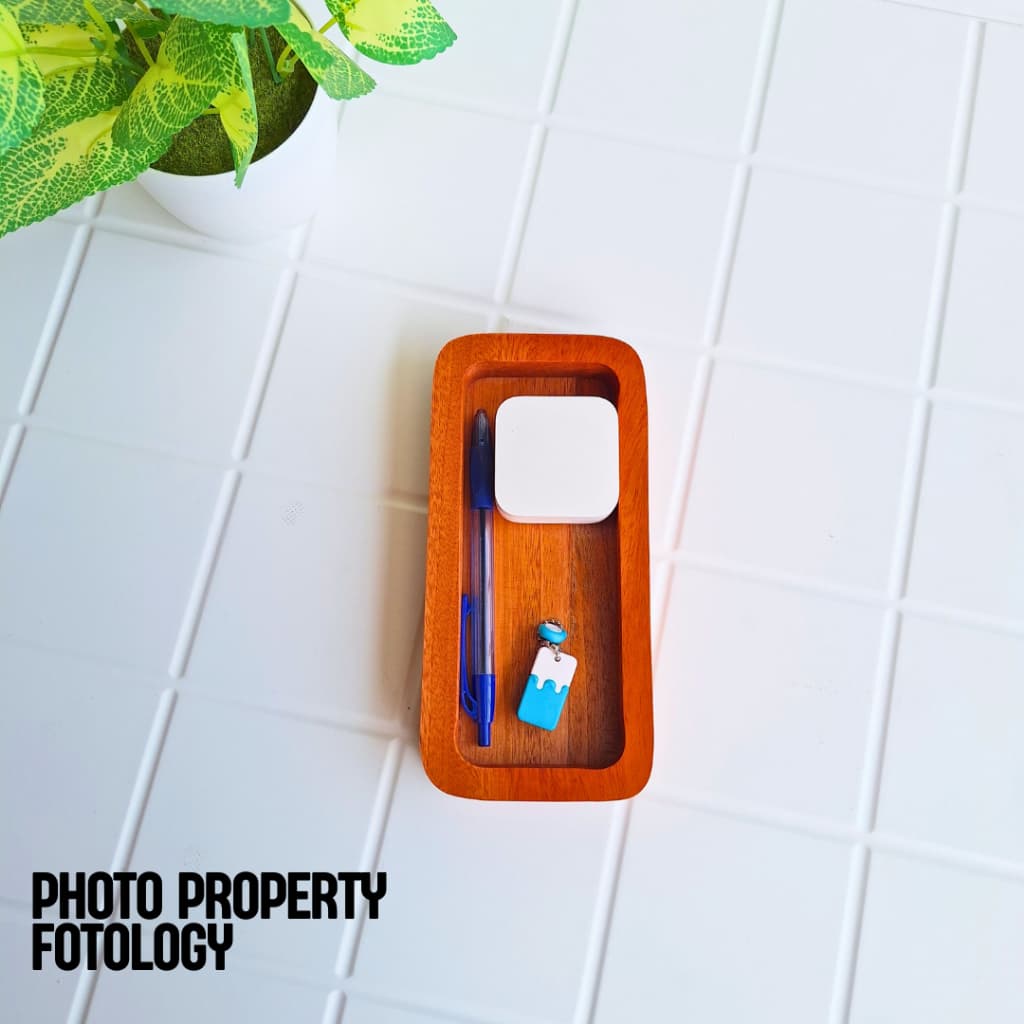 Wood Pedestal Photo Props Alas Foto Makanan Dekorasi Asesoris Foto Produk Kayu